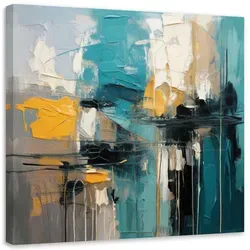 Kunst Türkis von Feeby