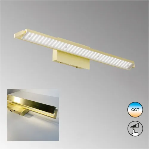 Fischer & Honsel 30294 LED Wandleuchte Pare - dimmbar und stilvoll - Lampen - Elegante Wandleuchte in matt Messing mit dimmbarer LED-Technik für individuelles Lichtambiente und hohe Energieeffizienz (A++ - A).