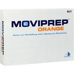 Moviprep Orange Pulver - Abführmittel zur Herstellung einer Lösung - Effektives Abführmittel für eine gründliche Darmreinigung, ideal vor medizinischen Untersuchungen.