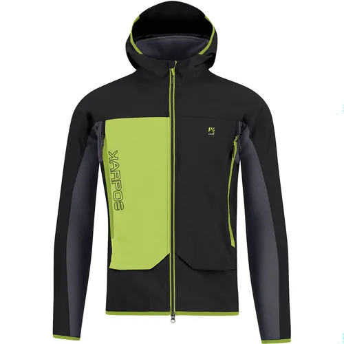 Karpos Herren Pizzo Bianco Jacke Größe L in Schwarz