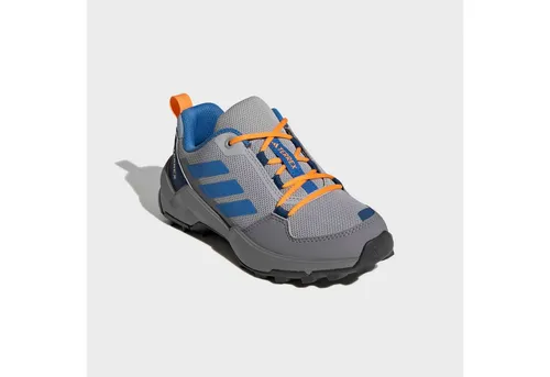 adidas Terrex AX4S Wanderschuh für Kinder – grau/blau - Vielseitiger Wanderschuh für aktive Kinder, mit atmungsaktivem Mesh-Obermaterial, hervorragendem Grip und einer speziellen Einlegesohle zur Größenbestimmung. Ideal für Abenteuer in der Natur!