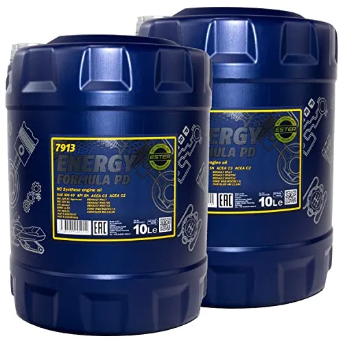 Motoröl Motor Öl MANNOL Energy Formula PD 5W-40 API SN 2 X 10 Liter