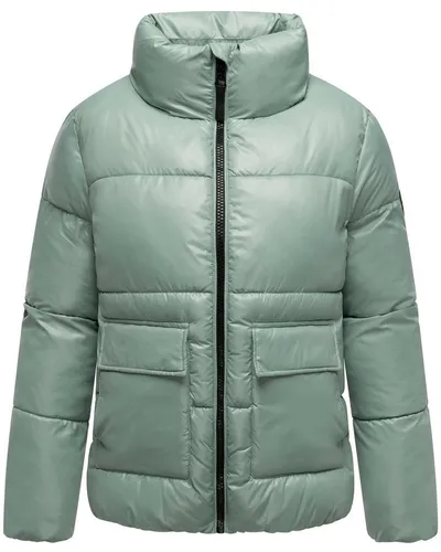 Navahoo Kurzjacke Eispracht 14 - Modische Damen Winterjacke in Mint XL (42) - Funktionsjacken, wasserabweisend und winddicht, ideal für kalte Tage dank wärmender Wattierung und elastischen Abschlüssen.