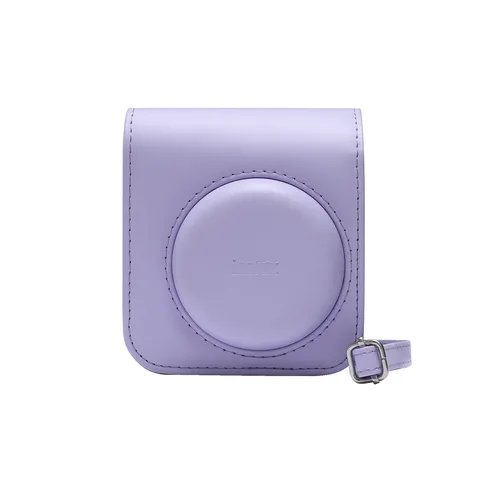 Fujifilm Instax Mini 12 Kameratasche lilac-purple - Stylische und praktische Kameratasche aus Polyurethan mit Trageriemen für unterwegs