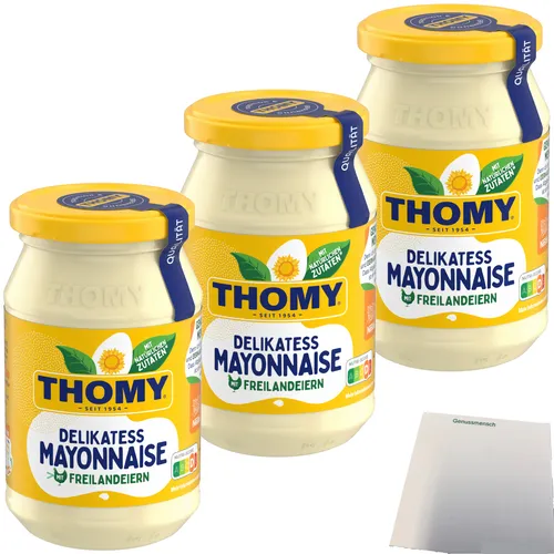 Thomy Delikatess Mayonnaise 80% 3er Pack 3x250ml  usy Block von Thomy
