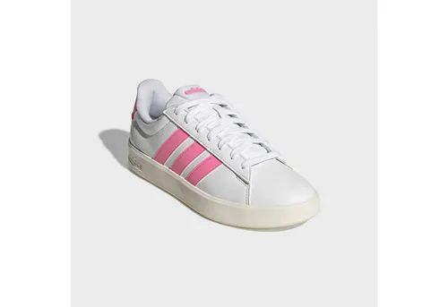 adidas Damen Grand Court 3.0 Schuhe - FTWR White/Bliss Pink, 40 EU - Stylische und bequeme Sneakers mit regulärer Passform und Gummiaußensohle. Ideal für den Alltag und sportliche Aktivitäten.