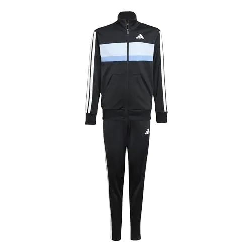 adidas Sportswear Trainingsanzug J 3S TIBERIO TS (2-tlg) - Trainingsanzug für Kinder und Teens, aus weichem Trikotmaterial mit CLIMACOOL-Technologie für optimales Feuchtigkeitsmanagement und trockenen Tragekomfort.