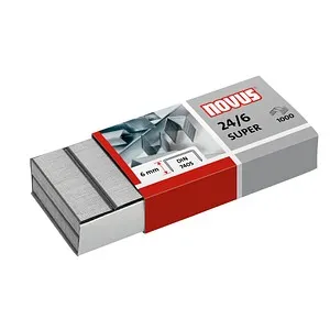 novus Heftklammern SUPER 24/6, 1.000 St.