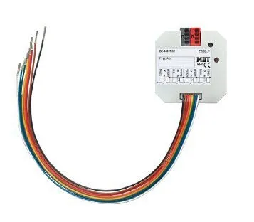 MDT BE-04001.02 Tasterinterface 4-fach - KNX Tasterschnittstelle für Unterputzmontage, ideal zum Anschluss von Tastern und Schaltern mit innovativer Gruppensteuerung und integrierten Logikmodulen.