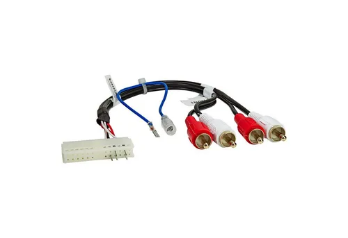 tomzz Audio Quadlock Aktivsystemadapter Einsatz mit Cinch Stecker passt für Audi V KFZ-Adapter