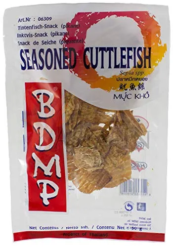 BDMP Seasoned Cuttlefish, Tintenfisch-Snack (pikant) 50g