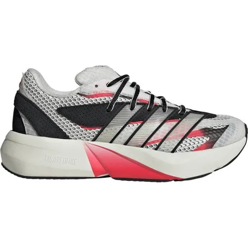 adidas Lightblaze Schuhe in Off White-Rot (08S1) - Modische adidas Lightblaze Schuhe in Off White mit auffälligen roten Akzenten. Ideal für den Alltag und sportliche Aktivitäten, bieten sie Komfort und stylisches Design.
