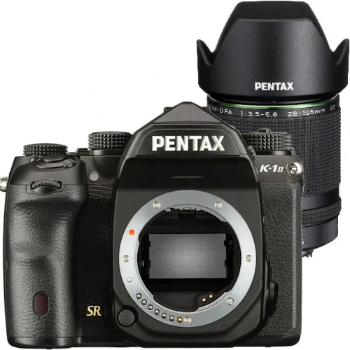 Pentax K-1 Mark II + D FA 28-105mm: Profi-Vollformatkamera - Spiegelreflexkamera mit 36,4 MP Vollformat-CMOS-Sensor, staub- und wetterfest, ideal für anspruchsvolle Fotografen. 5-achsige Shake Reduction sorgt für gestochen scharfe Bilder.
