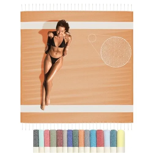 Flora Furora Saunahandtuch XXL 200x200 cm von Flora Furora