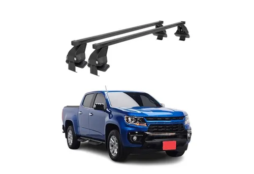 OMAC Dachträger für Chevrolet Colorado 2023-2025 – Abnehmbar & Wasserbeständig - Robuster OMAC Dachträger aus Stahl, city-crash-getestet mit 50 kg Traglast. Abschließbares System für mehr Sicherheit und kompatibel mit U-Bügel-Befestigungen. Ideal für vielseitige Transporte.