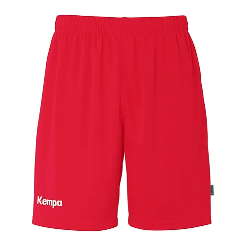 Kempa Sporthose Team Short (elastischer Bund mit Kordelzug) kurz rot Herren, Größe: M