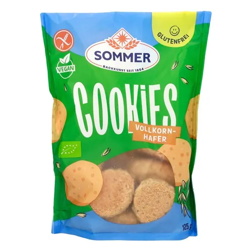 Cookies Vollkorn-Hafer gf 125g | SOMMER von Sommer