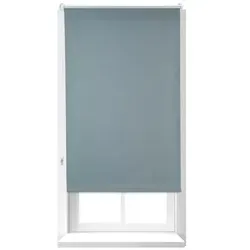 Relaxdays Verdunkelungsrollo grau 60 bis 120 breit Anthrazit,Silber