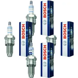 4x Zündkerze BOSCH 0 242 229 658 für Audi VW Seat 80 B3 Coupe 100 C4 B4 Avant