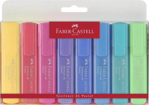 Faber Castell Textmarker TL 46 1-5 mm Pastell 8er