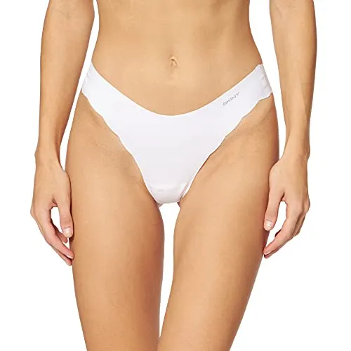 Skiny Damen Micro Essentials 085684 String, Weiß, 40 EU