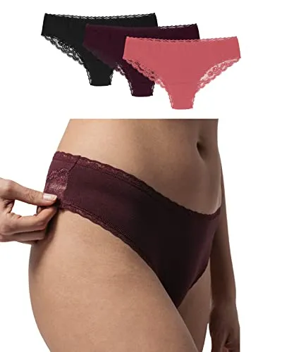 Snocks Brazilian Slip mit Spitze Damen