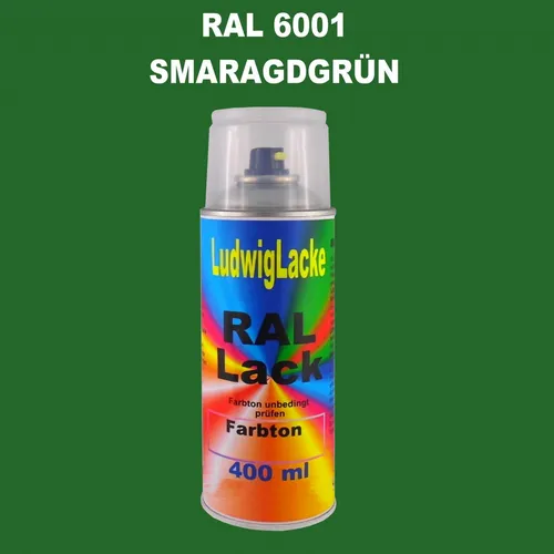 RAL 6001 SMARAGDGRÜN Seidenmatt 400 ml 1K Spray