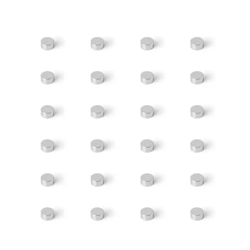 Strong Magnets Neodym Magnet - Rund 4 x 2 mm - 20 Stück - Extra stark, hält bis 350 g - Für Magnettafel, Kühlschrank, Whiteboard, Pinnwand, Büro