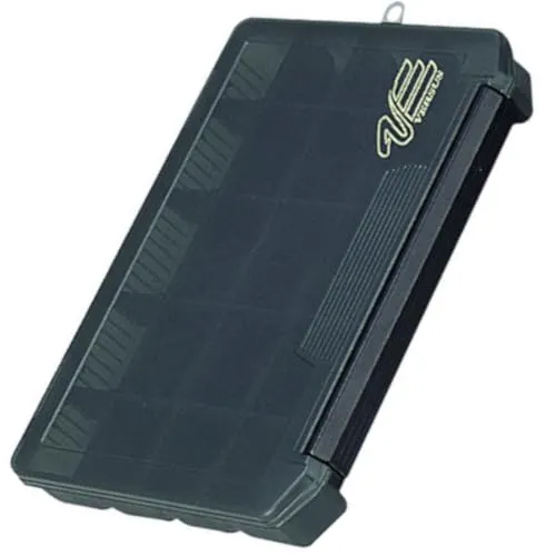 Meiho VS-3020 ND 25,5x19x4cm schwarz - Kunstköderbox für Softbaits & Hardbaits, Tacklebox für Raubfischköder, Angelbox für Angelzubehör, Box