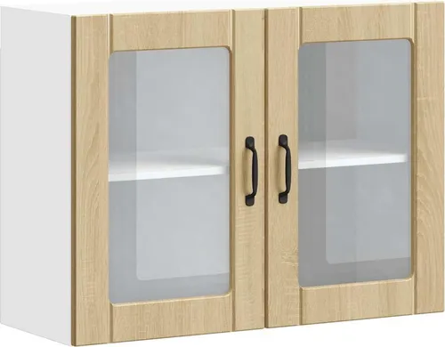 vidaXL Küchen-Hängeschrank Lucca mit Glastür von vidaXL