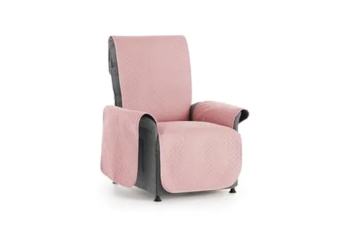Textilhome Sofa Überzug Adele, Universeller Sofabezug, Couch Überzug, SofaÜberwurf Gepolstert, Sofaschoner Schutzdecke für 1 Sitzer, Haustierfreundlich, Farbe Pinke, 55 cm