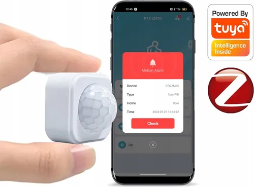 Extrem kleiner PIR ZigBee Bewegungssensor TUYA Smart RTX Eco