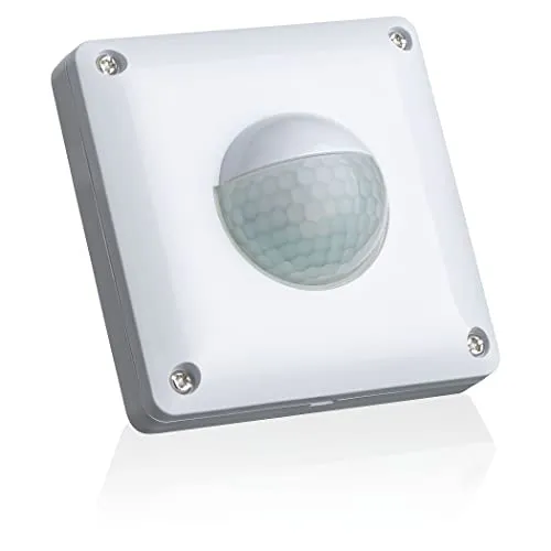 SEBSON Bewegungsmelder Außen IP65 - 2er Set - Bewegungsmelder für Außen- und Innenanwendungen, IP65 wasserfest, programmierbarer IR-Sensor mit 10m Reichweite und 190° Erfassungsbereich, ideal für Sicherheit und Komfort.