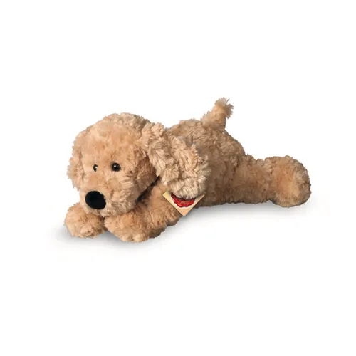 Teddy Hermann 91928 Schlenkerhund beige 28 cm Stoff/Plüsch/Kuscheltier Hund