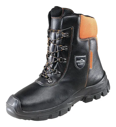Lupriflex Schnittschutzstiefel Eco-Hunter Basic S3 SRC Gr.37 - Arbeitsschuhe & -stiefel, robuster Schnittschutzstiefel aus hydrophobiertem Rindvollnarbenleder, ideal für sicheres Arbeiten in anspruchsvollen Umgebungen.