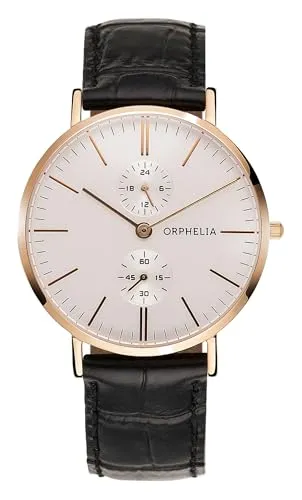 Orphelia Herren-Armbanduhr Gentle Analog Quarz Leder