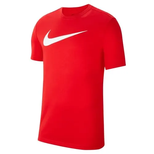 Nike Herren M Nk Df Park20 Tee Hbr T-Shirt, University Red/White, XL EU - Sportshirt für Training und Freizeit, mit leichtem, elastischem Material und großem Nike Logo für einen sportlichen Look.