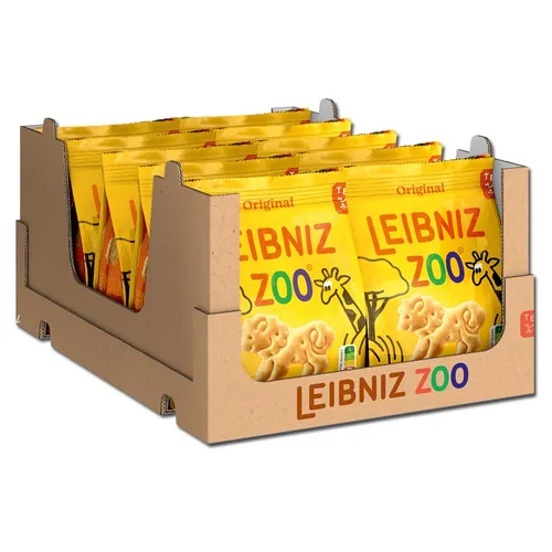  Bahlsen Leibniz Zoo, Kekse, Gebäck, 12 Beutel je 125g 11,97€/1kg