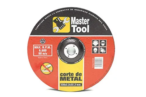 Master Tool 5610033230 Set mit 25 Stück Schneidscheiben Metall 230 x 3,2 x 22,2 mm T42-A30R-METAL