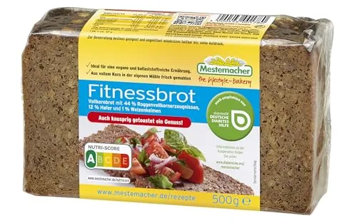 Mestemacher Fitnessbrot Vollkorn mit Roggen, Hafer & Weizenkeimen 500g