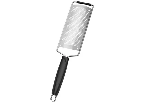 Lurch Zitronenreibe Tango RT34 – Fein Edelstahl Reibe für Zitrusfrüchte und mehr - Zitronenreiben – Ultrascharfe RazorTech Klingentechnik für präzises Schneiden von Zitrusfrüchten, Muskat oder Parmesan. Spülmaschinenfest und aus hochwertigem 18/10 Edelstahl gefertigt.