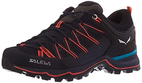 Salewa Mountain Trainer Lite Damen Wanderhalbschuhe, Blau, Größe 5.5 - Wanderschuhe für Damen, leicht und flexibel mit 3F System für optimale Passform und Support. Ideal für technische Zustiege und anspruchsvolles Gelände.