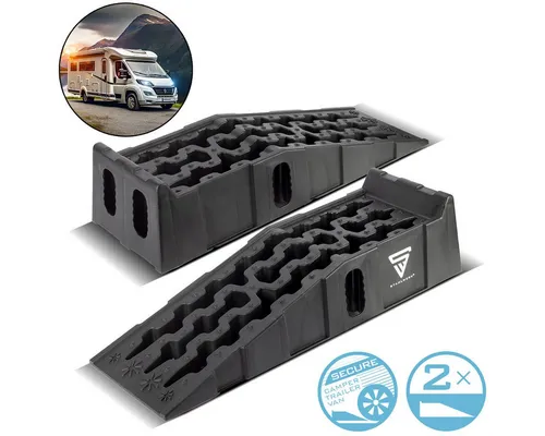 STAHLWERK Auffahrrampe Stufenkeil GT-15 ST 2er Set von STAHLWERK