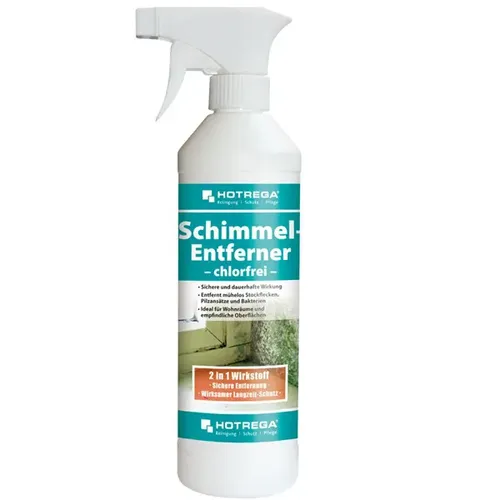 Schimmelentferner Hotrega chlorfrei 500 ml gebrauchsfertiger Aktivreiniger mit Sprühkopf H240501