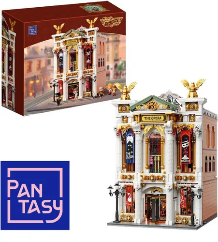 Pantasy 85019 The Opera House - 3.518 Teile Konstruktions-Spielset - Baukästen & Bausteine: Kreatives Opernhaus-Modell mit 3.518 hochwertigen ABS-Steinen, ideal für Bauenthusiasten ab 8 Jahren. Sicher und umweltfreundlich!
