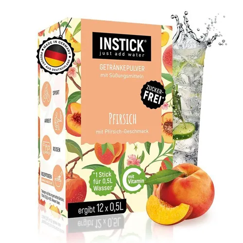INSTICK Zuckerfreies Instant-Getränk (Pfirsich)