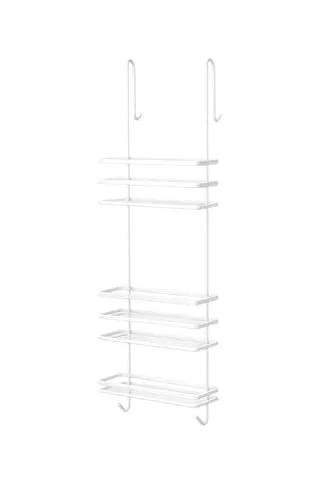 Euroshowers Duschablage Hängeregal 3 Etagen - Praktische 3-Etagen Duschablage in Weiß, ideal zur optimalen Nutzung von Duschraum und Ordnung für Pflegeprodukte.