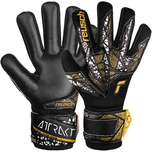 Reusch Attrakt Silver NC Finger Support Torwarthandschuhe