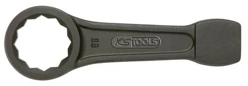 KS TOOLS Schlagringschlüssel 517.2345 - Hochwertiger Schlagringschlüssel aus Chrom-Molybdänstahl mit einer Schlüsselweite von 47 mm, ideal für präzises Arbeiten an schwer zugänglichen Stellen.