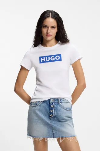 HUGO Classic Tee_B - T-Shirts für Damen, aus 100 Prozent Baumwolle für höchsten Tragekomfort und Stil.